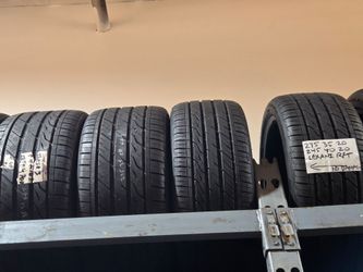 20" Runflat Tires 275/35/20 and 245/40/20