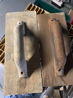 Wooden trowels
