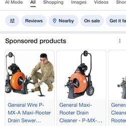 Maxi-rooter drain cleaner