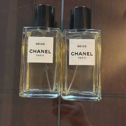 2x Chanel Beige Eau Parfum