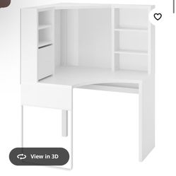 IKEA MICKE Corner Workstation Desk