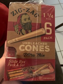 Zig zag pre rolled cones brand new sealed box