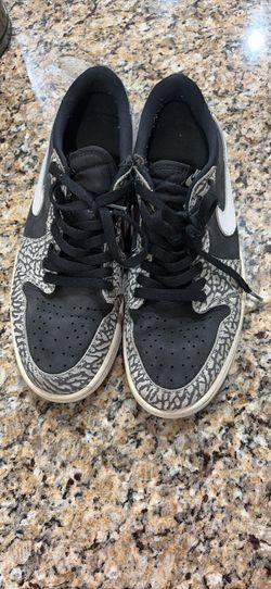 Air Jordan 1 Retro Low OG 'Black Cement' – Size US 11 M