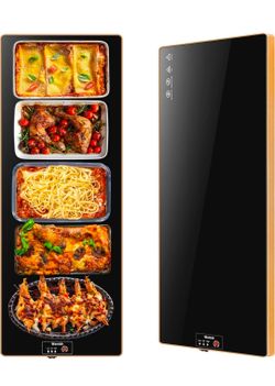 Extra long COMMERCIAL food/beverage countertop warming  table.
