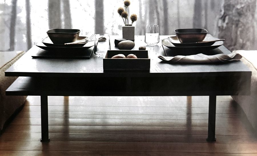 Dark Wood Coffee Table