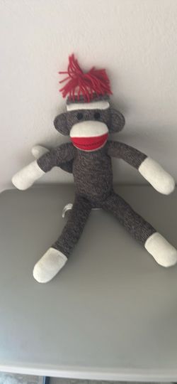 Classic Sock Monkey Stuffed Animal