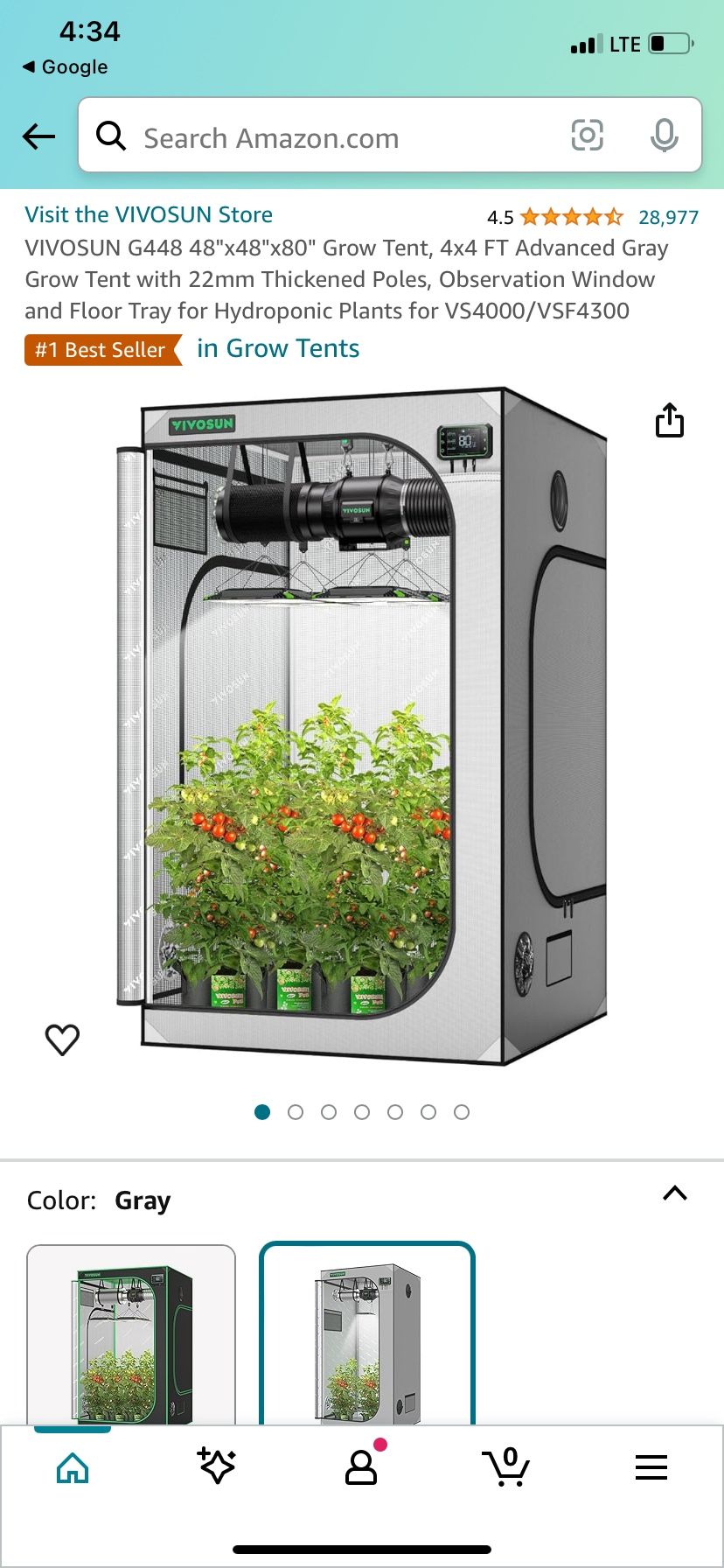 Vivosun grow tent