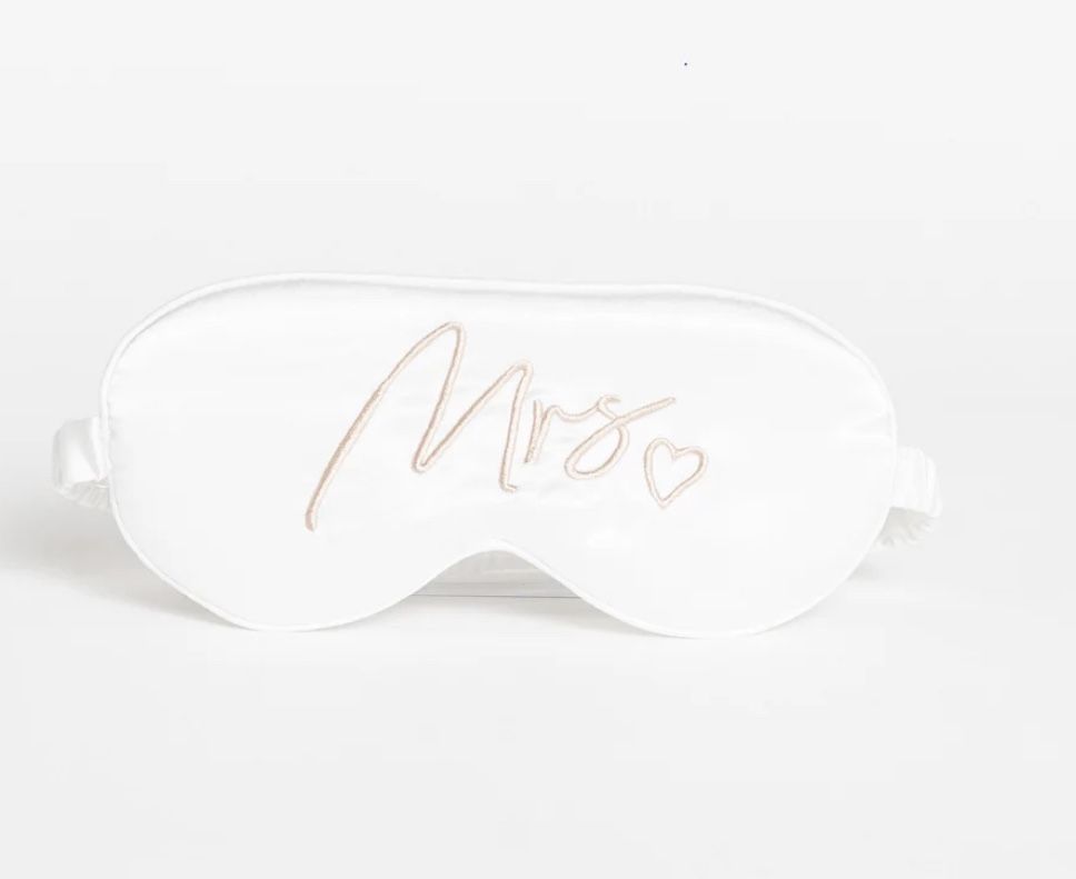 Mrs Luxury Wedding Sleeping Mask
