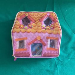 Lalaloopsy Mini Doll House Zip Up Carrying Case Playhouse  Storage (G)