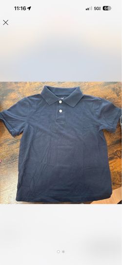 Navy Blue Short Sleeve Polo Shirt