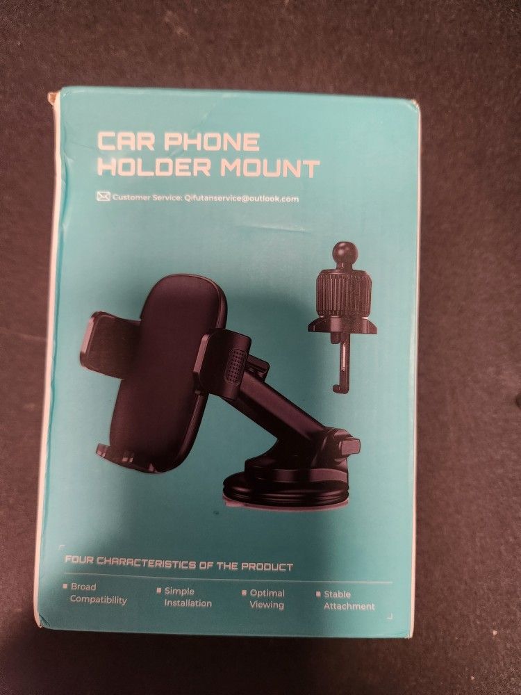 Car Phone Holder Mount Black Car Accessory
