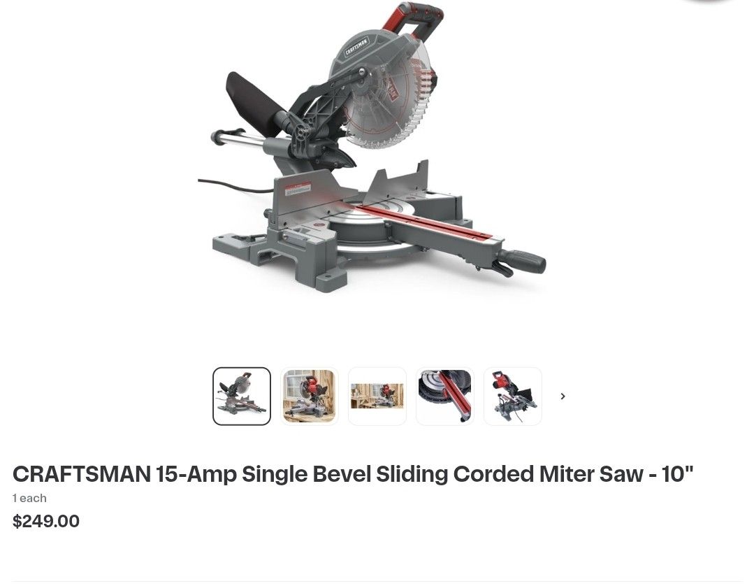 10 Inch Duel Bevel Miter Saw 