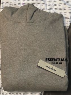 dark oat essentials hoodie
