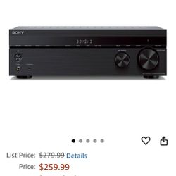 Sony STRDH590 5.2 Multi-Channel 4k HDR AV Receiver with Bluetooth