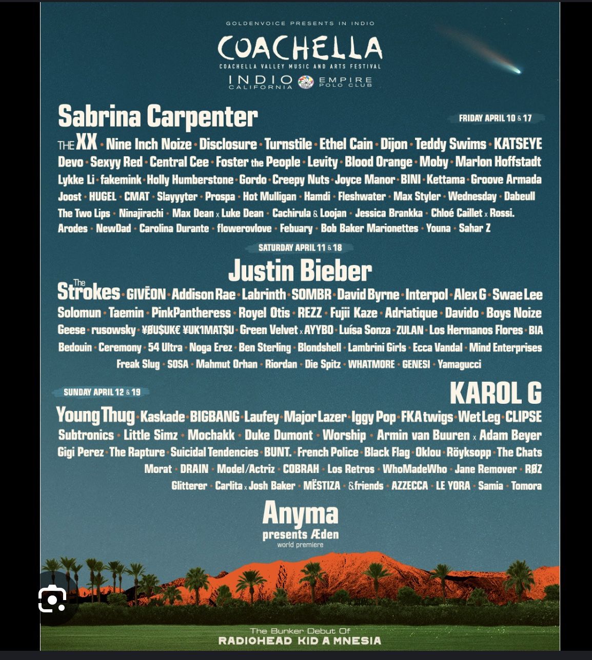 2 GA COACHELLA TICKETS