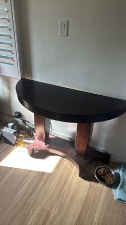 Half Wall Table