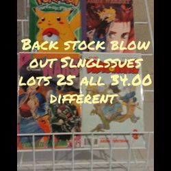 Back Stock Blow Out Slnglssues Lots 25 All Different 