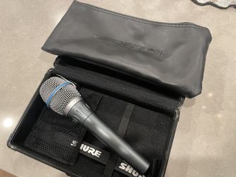 Shure Beta 87A Supercardioid Condenser Handheld Microphone with Case