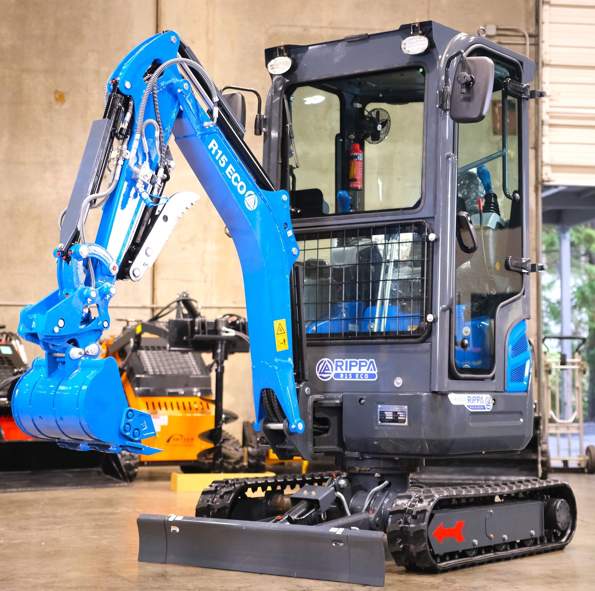 Rippa R15-4 Eco Mini Excavator • Kubota Diesel • Enclosed Cab • Compact & Ready to Work