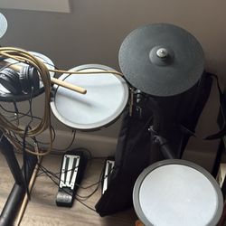 donner Electronic Drum Set with Stool and Headphones