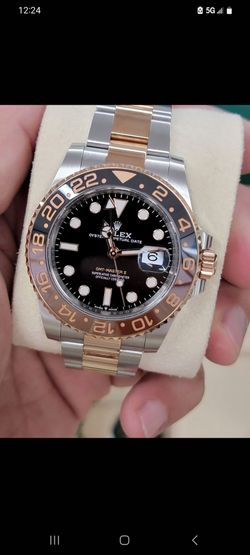 Full Set 2024 Rolex GMT Root Beer Watch 18k Rose Gold/S.Steel