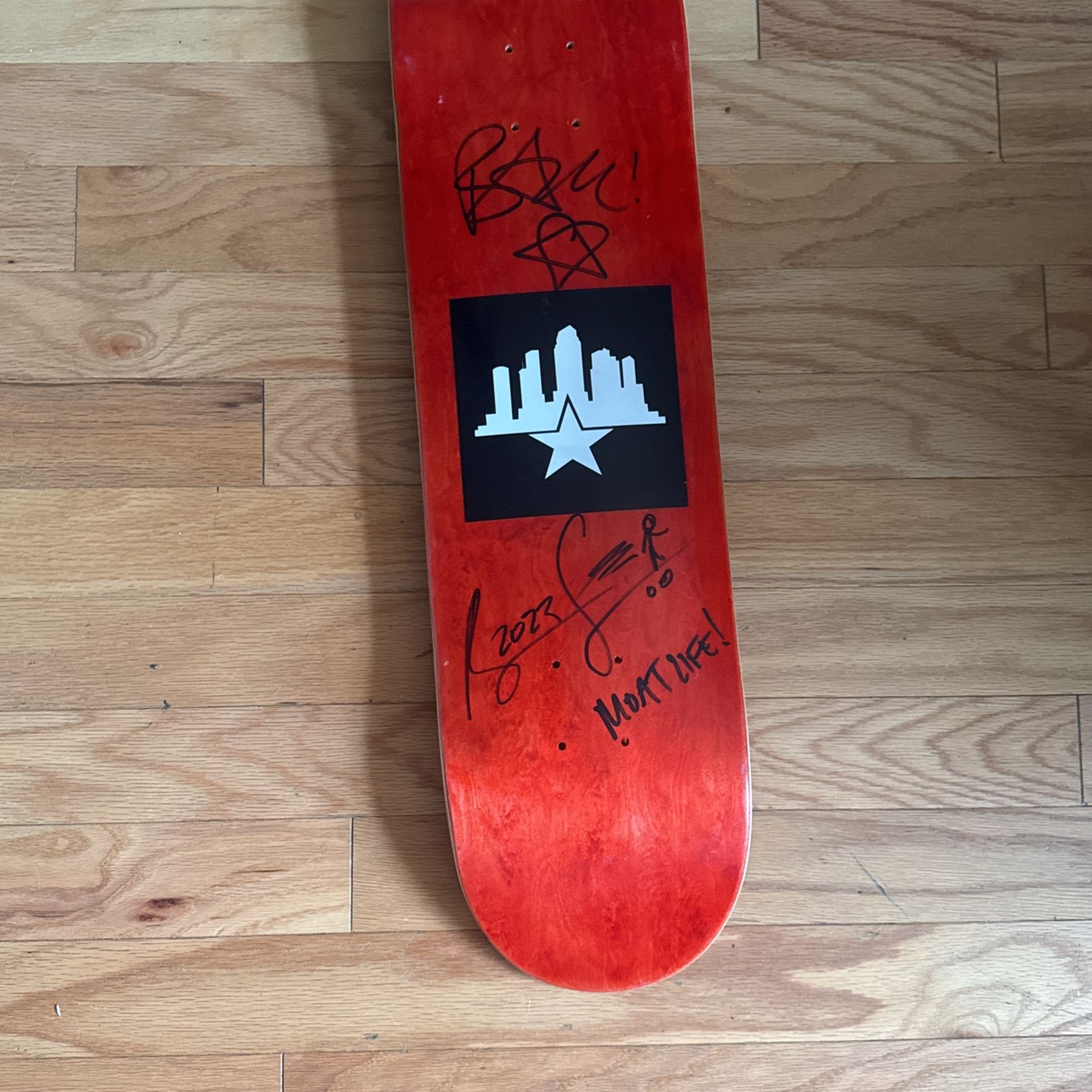 Skate Park Of Tampa Deck Signed By Bam Margera