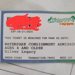 Water Park Tickets $30 Each