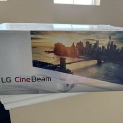 LG HF65LA 100” Full HD (1920 x 1080) Home Theater CineBeam Ultra Short Throw Projector, 1000 ANSI Lumen, Bluetooth Sound Out, Wireless Connection - Wh