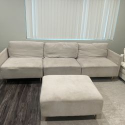Beige Sectional Sofa
