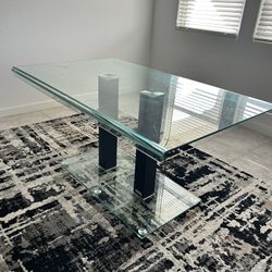 No Sharp Corners  Tempered Glass Table