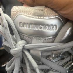 Balenciaga silver tracks