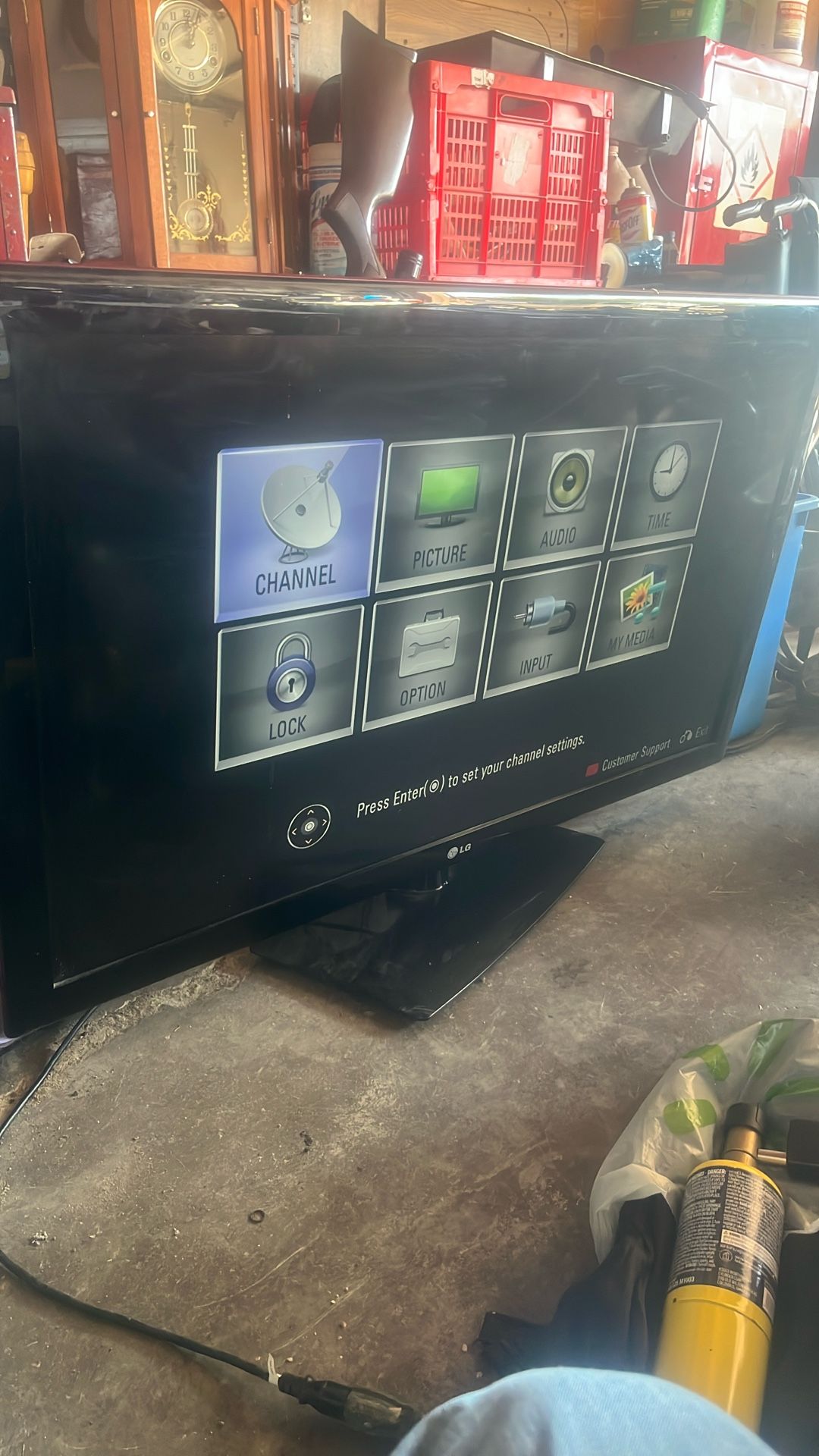 LG 42” LCD Flat Screen TV.
