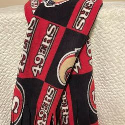 49ers Fringed Scarf 