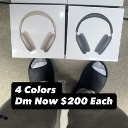 Air max Headphones $200 Sealed Brand New