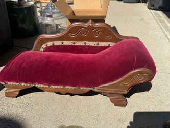 Antique doll settee