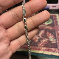 30 In 925 Sterling Silver Rope Chain 4mm