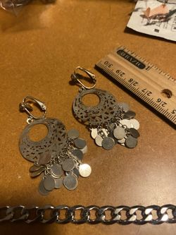 Dangle Clip Earrings 
