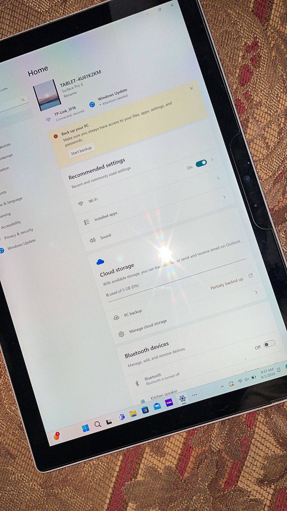 Microsoft Surface Pro 6 