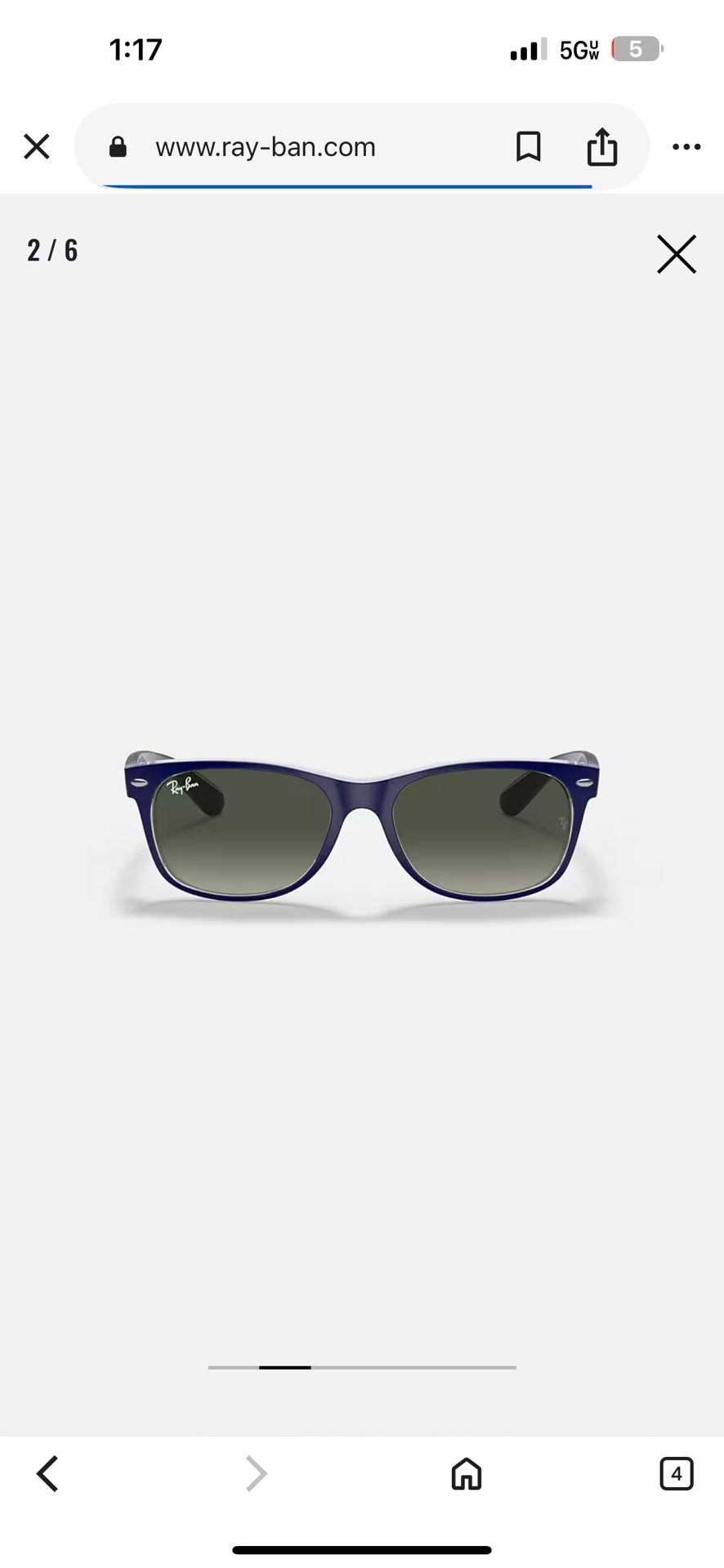 Ray-Ban RB2132 NEW WAYFARER COLOR MIX