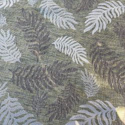 Green, Ivory 5 X 7 ft. Loomed Polypropylene Indoor/Outdoor Area Rug