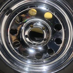 14 Inch Chrome Trailer Wheels Without Tires