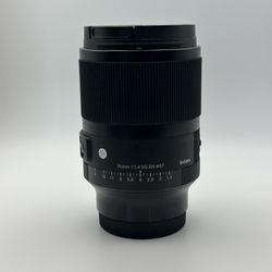 Sigma 35mm 1.4 DG DN Sony Lens
