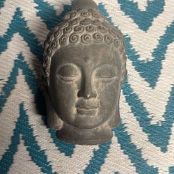 Buddha head décor piece