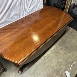 Antique Drop Leaf Coffee Table 