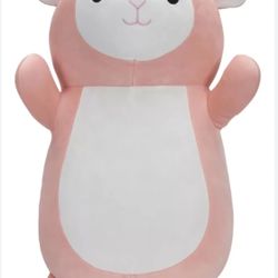 Squishmallow Hugmees Elsa Pink Lamb 18" Plush 