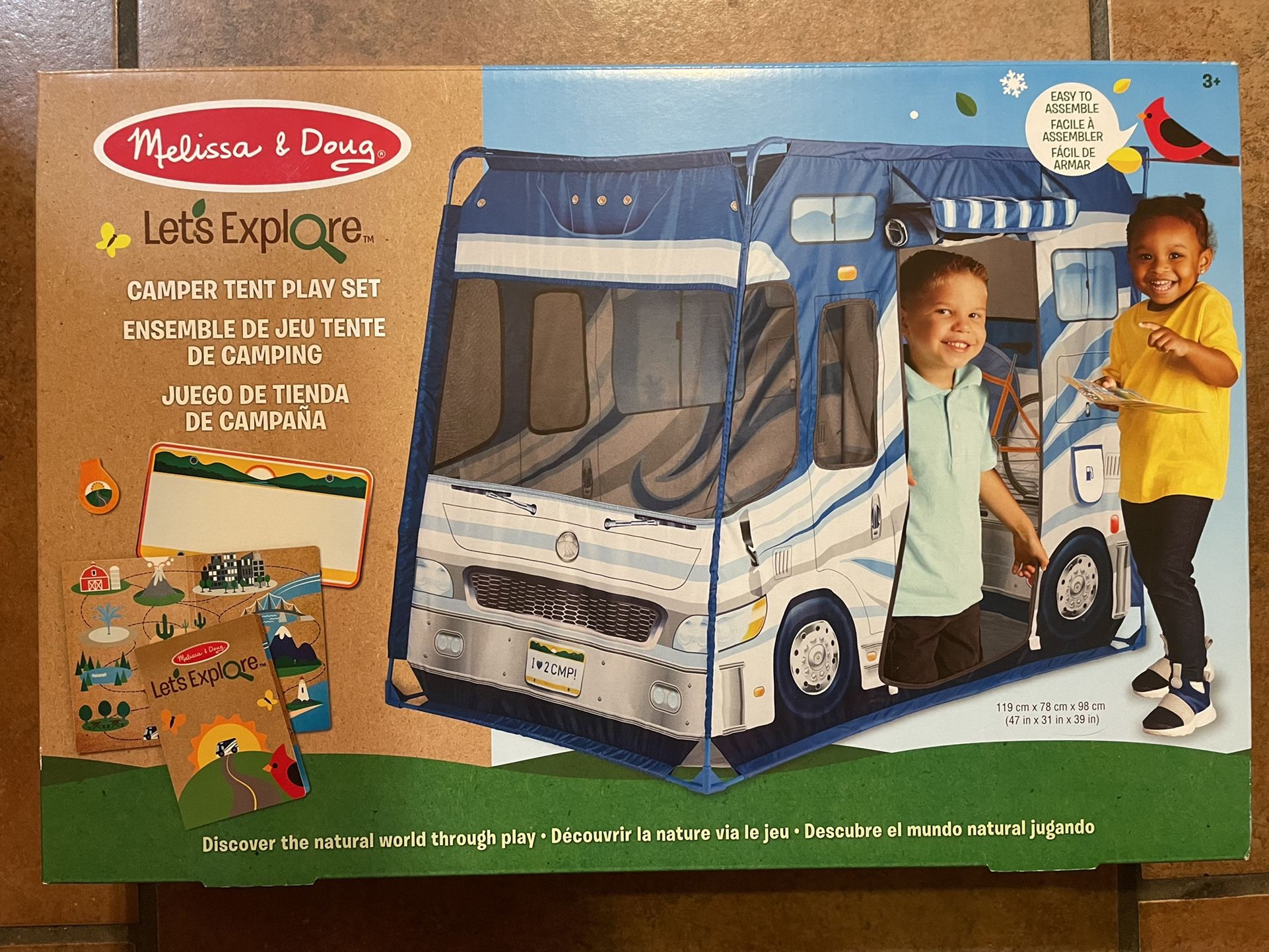 Brand New Melissa & Doug Let’s Explore Camper Tent Play Set