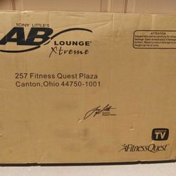 BRAND NEW Tony Little Ab Lounge Xtreme Fitness Equipment 