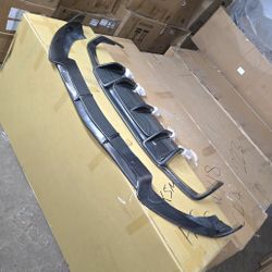 Front Lip Diffuser set For Mercedes Benz CLS 63 AMG W(contact info removed)-2018 Real Dry Carbon Fiber 