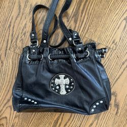 Cross Studded Purse 