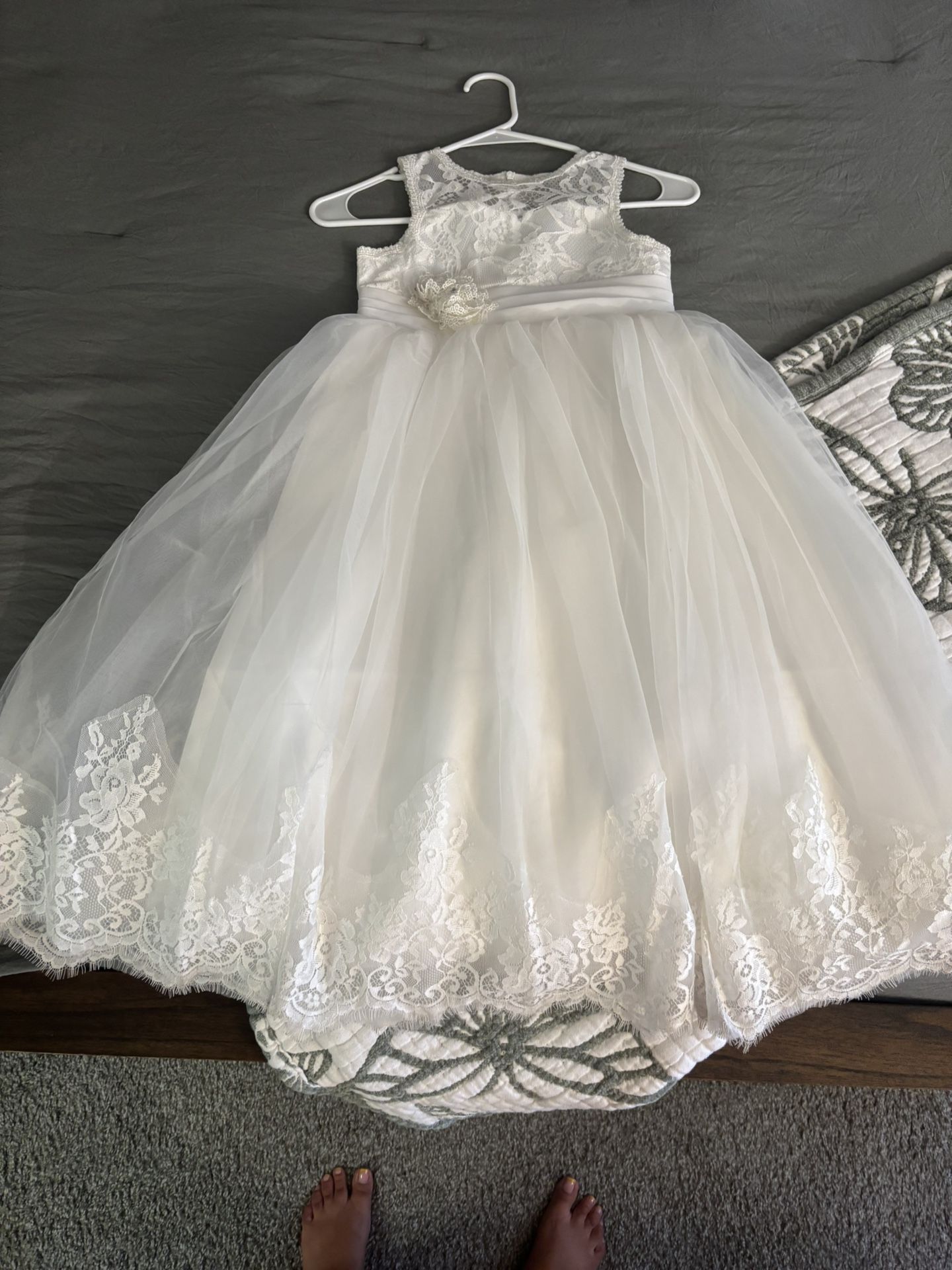 White Kids Dress 